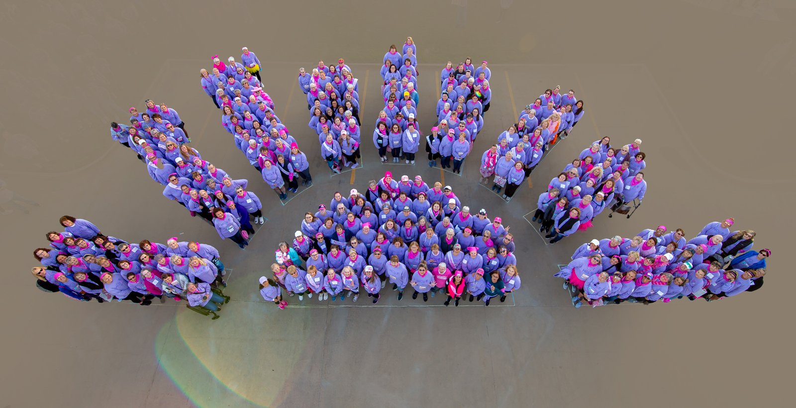 Breast cancer survivors at the 2024 race